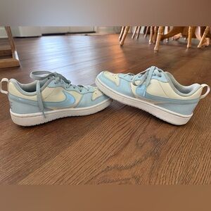 Nike Light Blue and White Sneakers
